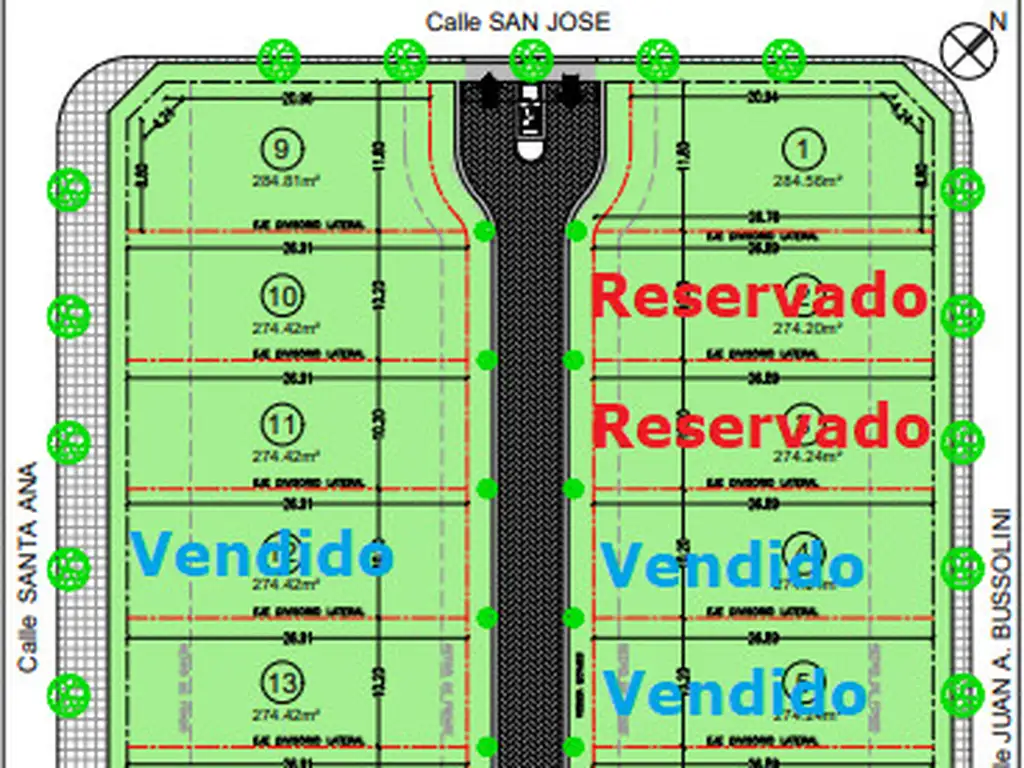 ANTICIPO DE U$S25.000.- Y CUOTAS EN DÓLARES A CONVENIR - EXCELENTE LOTES 300MTS - B° VILLA SANTA ANA