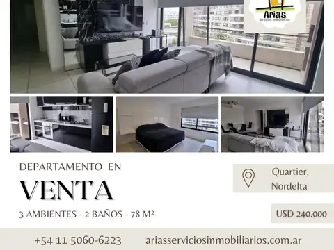 Departamento en Venta - Quartier Nordelta