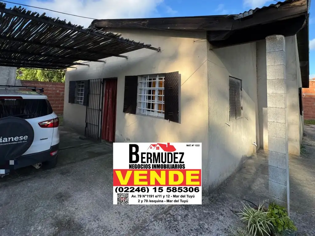 Venta Casa 3 Ambientes + Depto De 2 Ambientes Calle 13 Entre 78 Y 79 Mar Del Tuyu