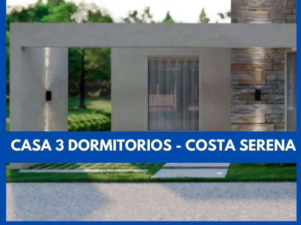 VENTA CASA EN COSTA SERENA -  3 DORMITORIOS