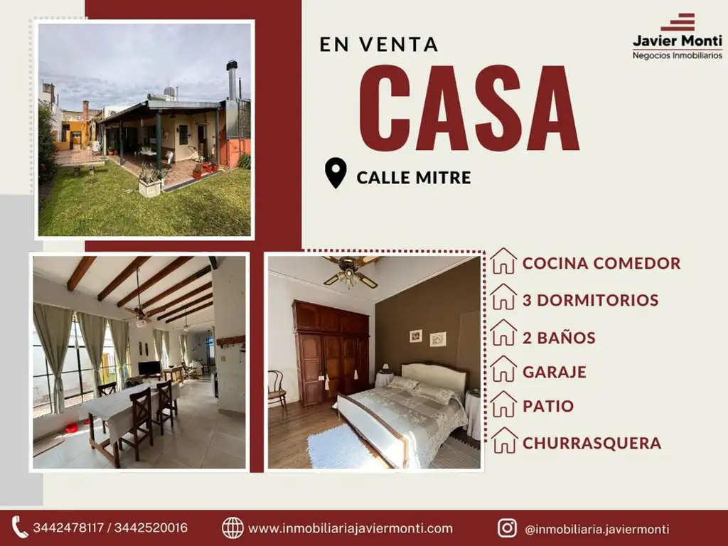 CASA EN VENTA - CALLE MITRE