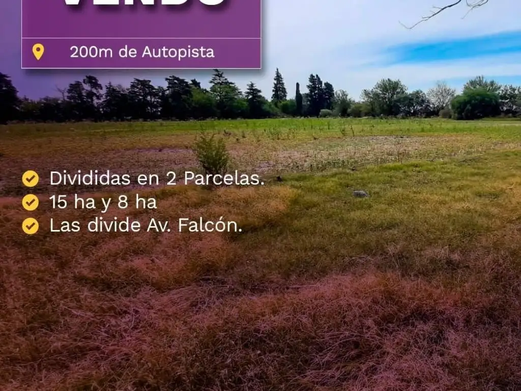 Vendo campo de 23 hectareas En Falcon a 200 mt de Autopista