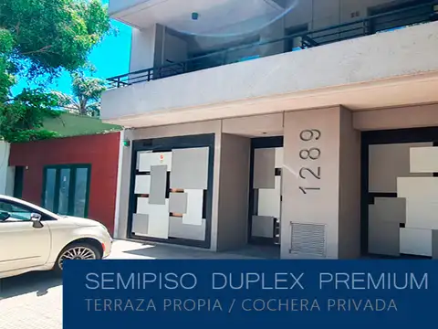 EXCEPCIONAL SEMIPISO-DUPLEX A ESTRENAR CON TERRAZA PRIVADA - CONCEPTO ABIERTO - 2 AMB - APTO CREDITO