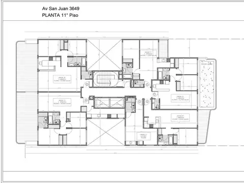 Edificio con unidades Estudio 1, 2, 3, 4 y 5 amb