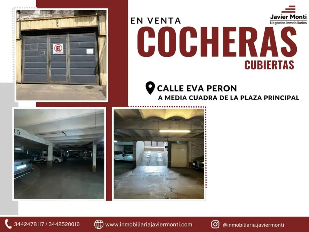 COCHERA EN VENTA - En zona centrica