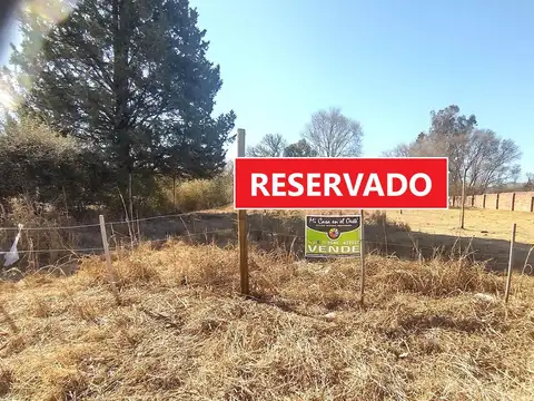 RESERVADO  Terreno en Venta 628m2 - Acc. Gas Natural -  Villa Bustos - Santa Maria - Cordoba