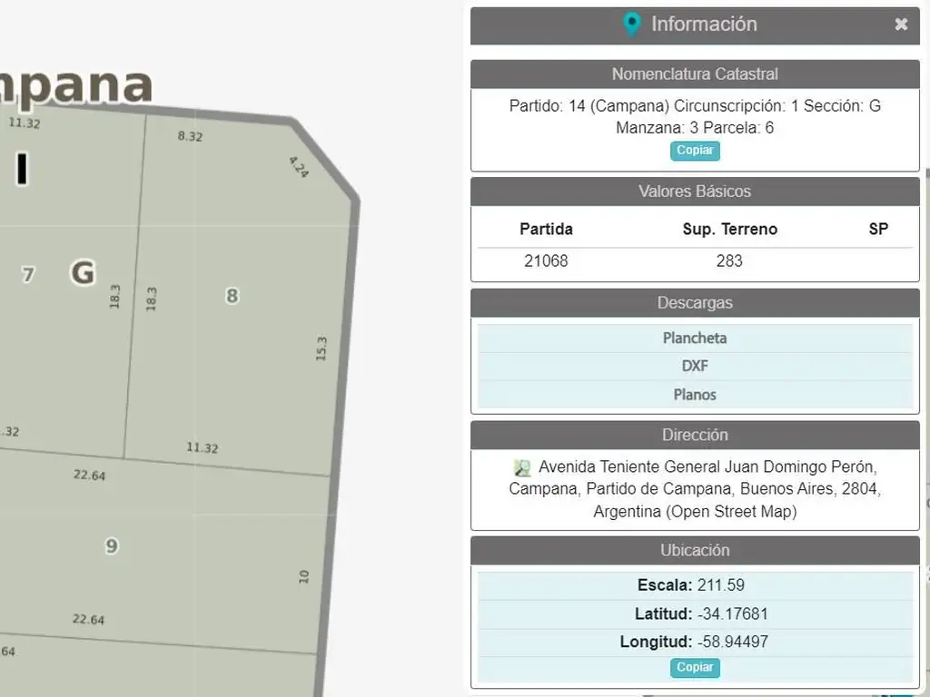 Lote en venta sobre Perón entre Alvear y Falucho