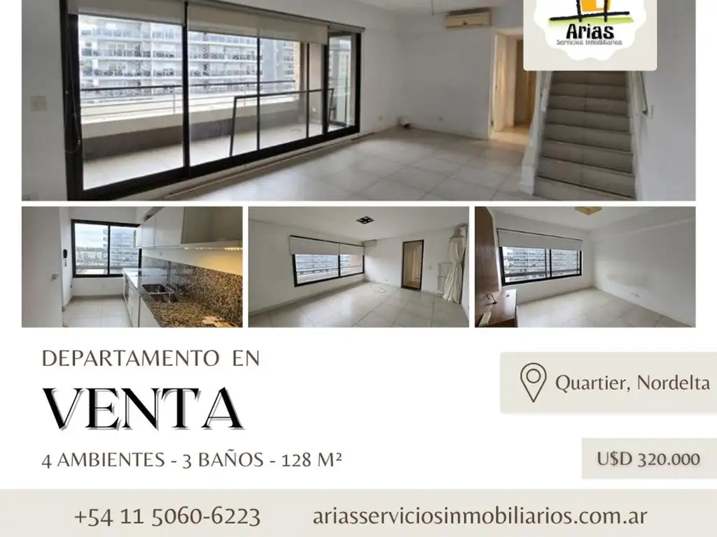 Departamento 4 Ambientes En Venta - Quartier, Nordelta