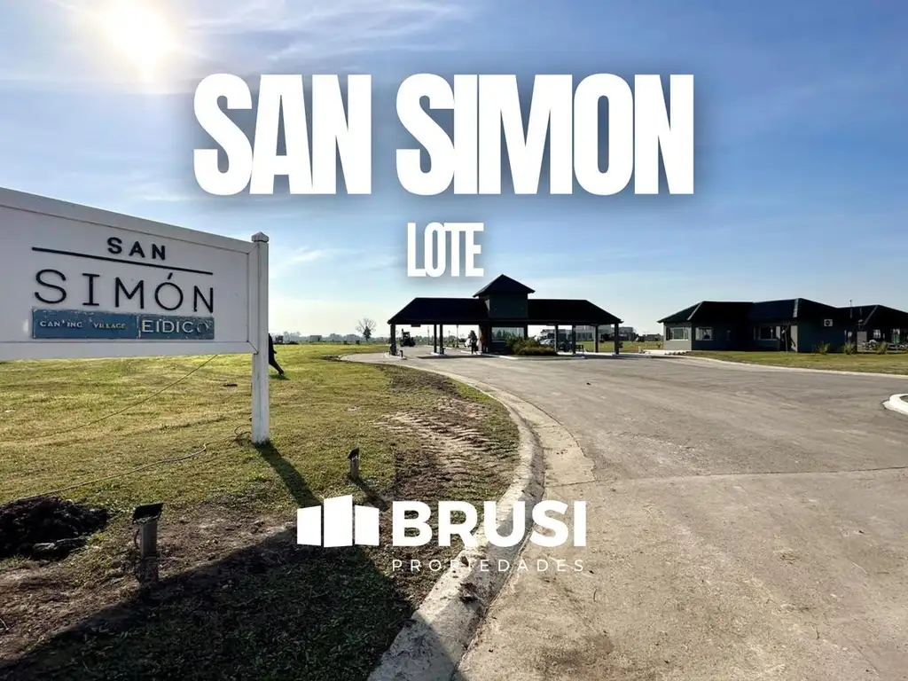 Venta de Lote Barrio Privado San Simón 2 - Canning