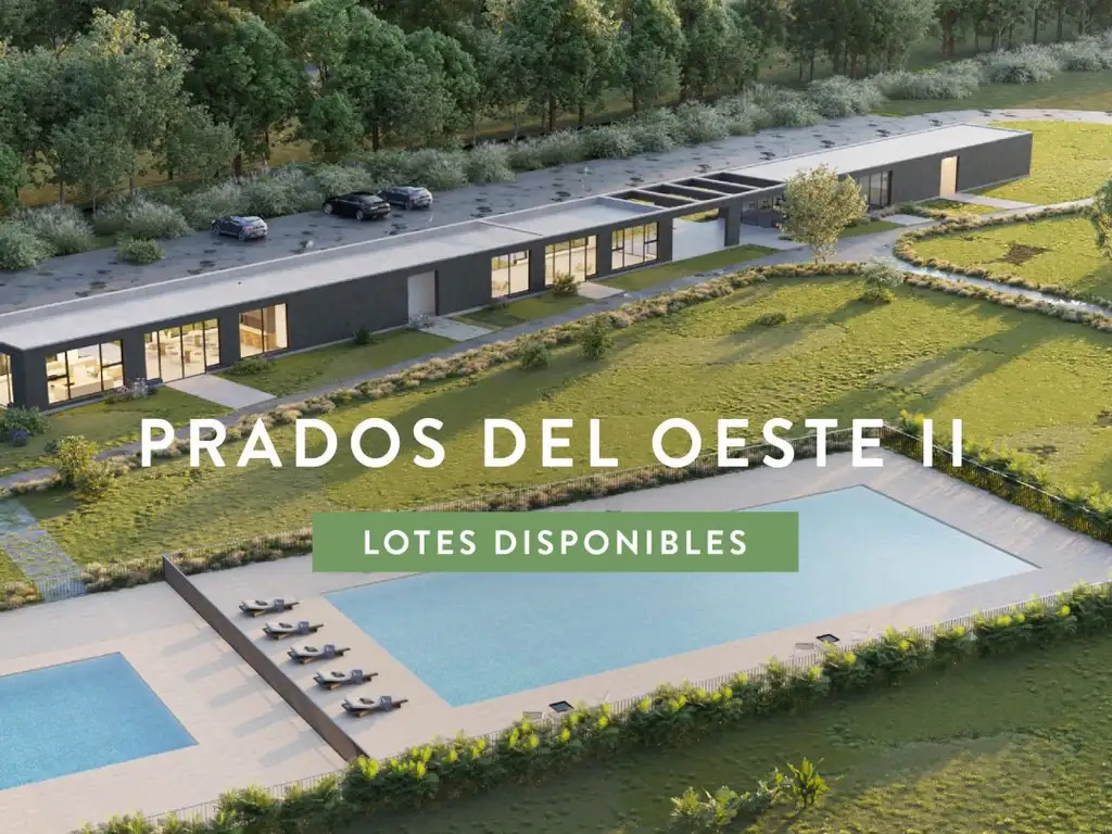 VENTA LOTE FINANCIADO BARRIO CERRADO PRADOS DEL OESTE