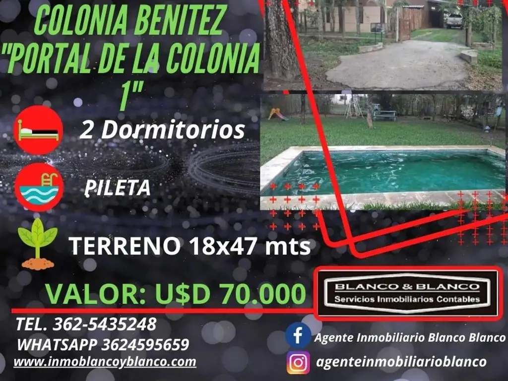 SE VENDE: PORTAL DE LA COLONIA l. CASA 2 DORMITORIOS