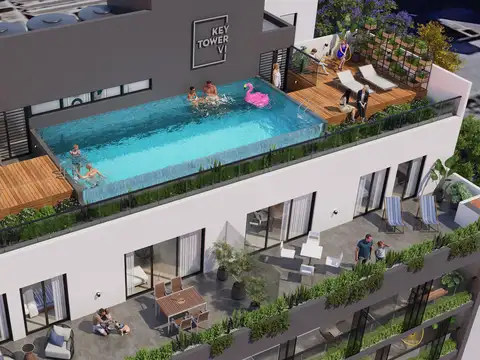 Departamento 2 ambientes con 1 baño