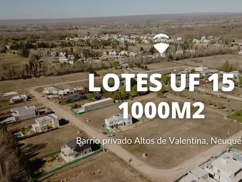 LOTE UF15 | 1000m2 | EN ALTOS DE VALENTINA