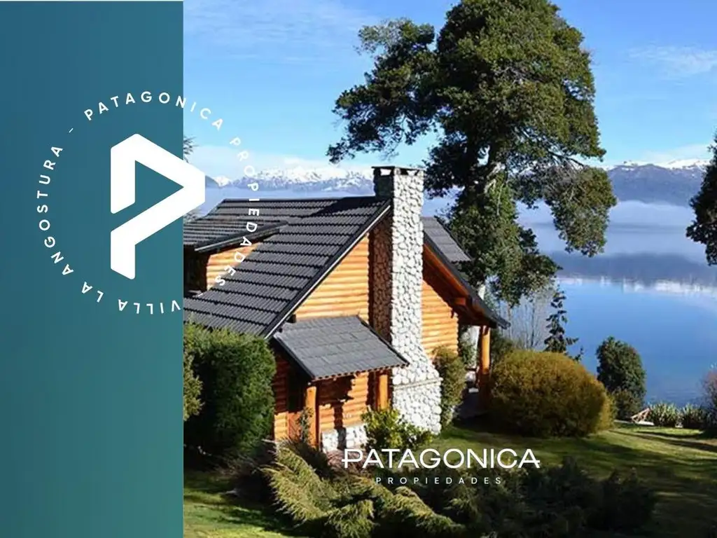 VENTA Casa costa de Lago de 80m2 sobre terreno de 650m2, Villa La Angostura