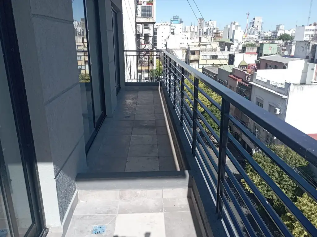 Departamento venta 2 ambientes zona abasto a estrenar BALCON COCINA AMERICANA