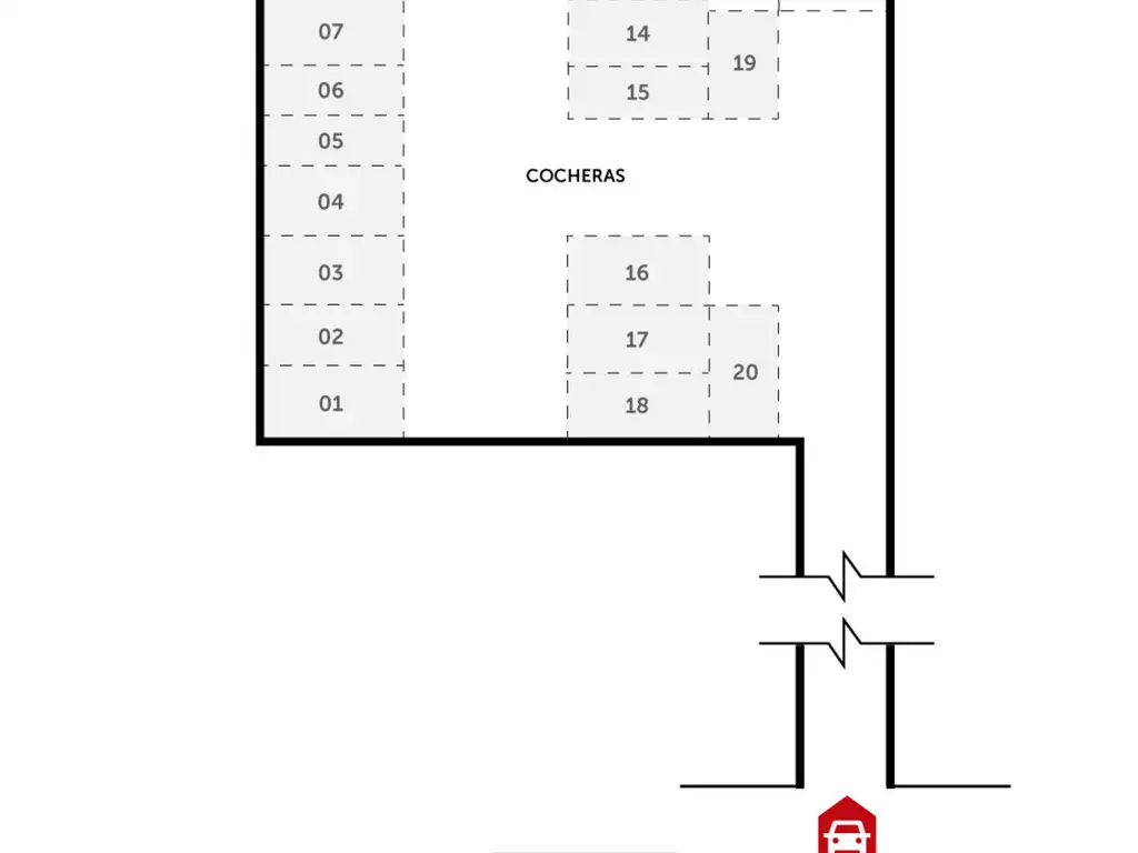 Viamonte y 1º de Mayo - Cochera.