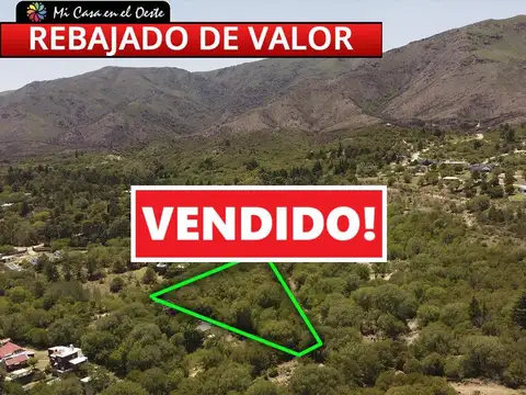 VENDIDO  1 HECTÁREA Lote de Terreno - Huerta Grande - Córdoba