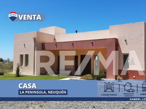 VENTA Casa 2 dorm B° La Peninsula Lago Mari Menuco