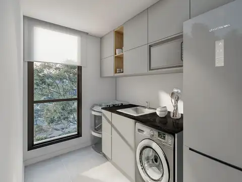 Departamento 2 ambientes con 1 baño