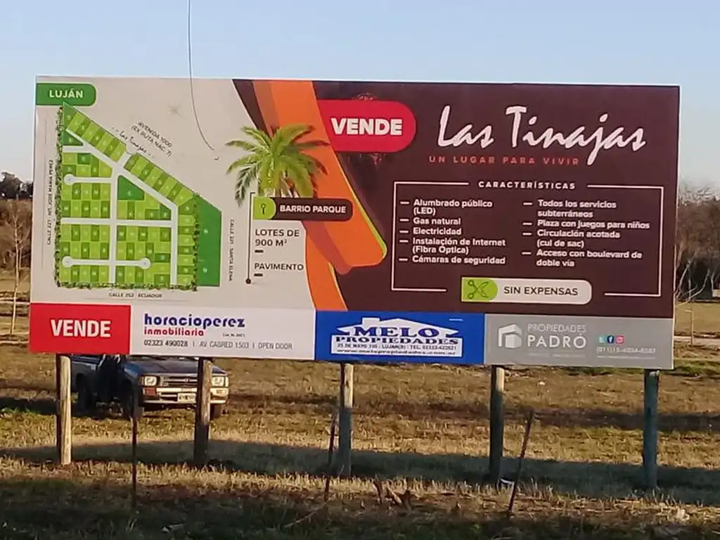 Lujan, 900 m2 lotes comerciales sobre ruta