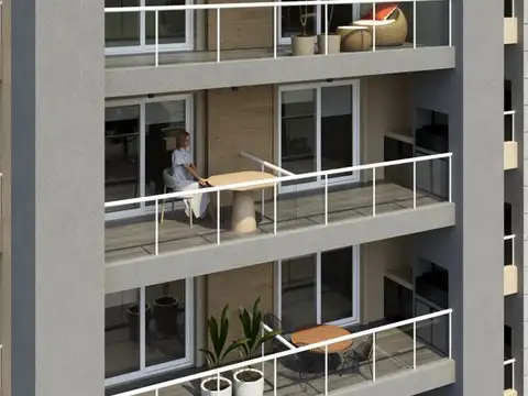 Departamento Monoambiente con 1 baño