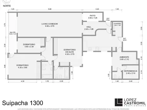Departamento en Venta en Recoleta - 4 ambientes