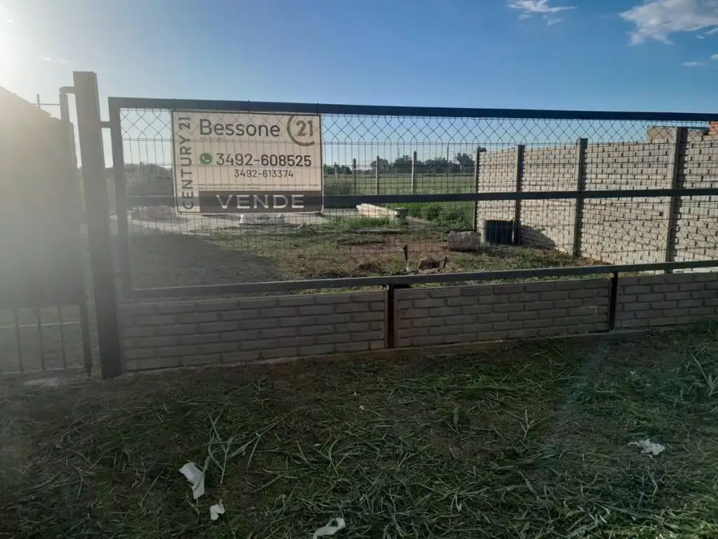 Se vende lote en barrio Jardín, Rafaela