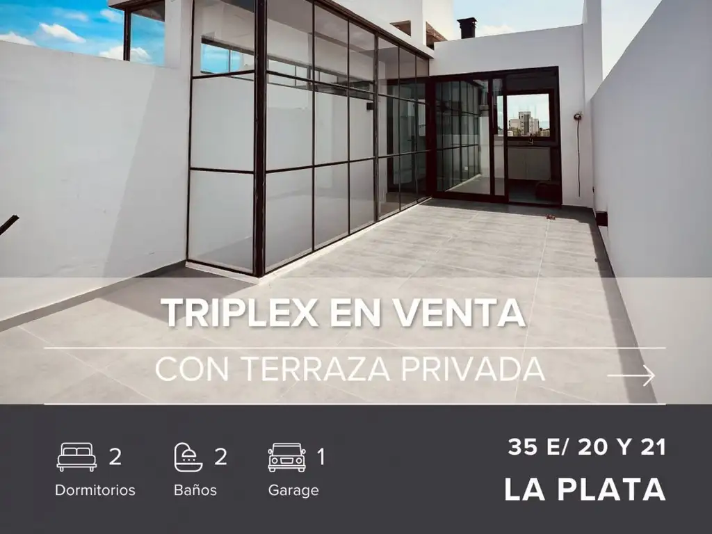 Venta de Triplex moderno a estrenar