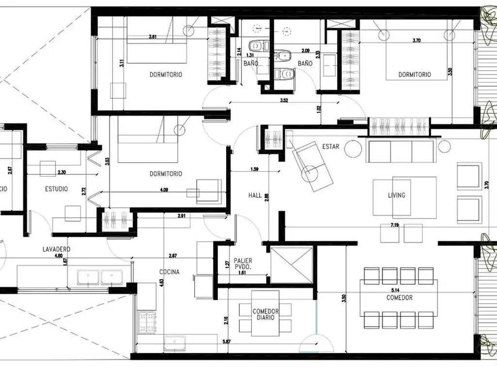 Gran edificio En VENTA Divino departamentoal Cfte 3 Dorm con dep IMPEC