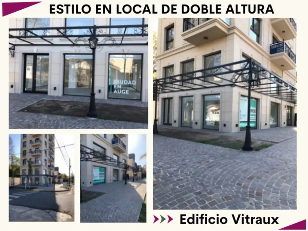 ESTILO SINGULAR EN LOCAL COMERCIAL DE DOBLE ALTURA