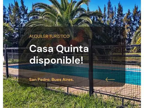 CASA QUINTA - San Pedro