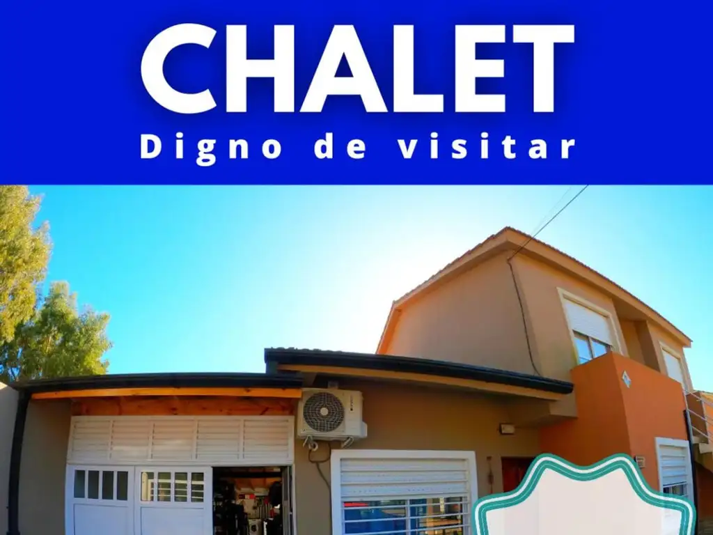 Chalet en esquina, 2 años de antigüedad, impecable estado