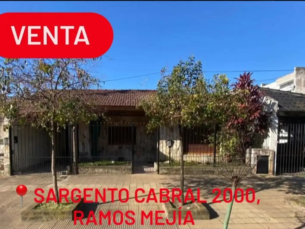 Venta Casa de 3 ambientes con un gran fondo