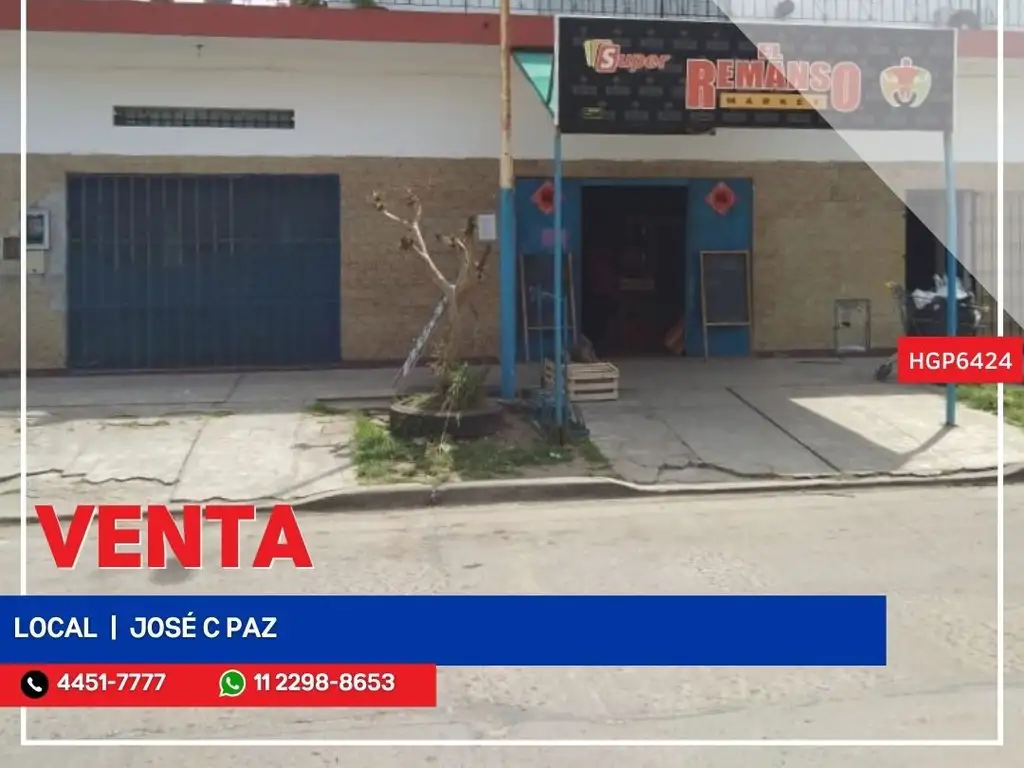 Local - Venta - Argentina, José C Paz - Juan B. Justo 2000