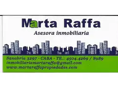 MARTA RAFFA ASESORA INMOB.