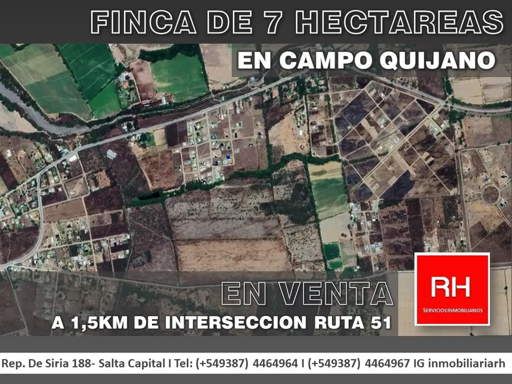 FINCA DE 7 HECTAREAS EN VENTA