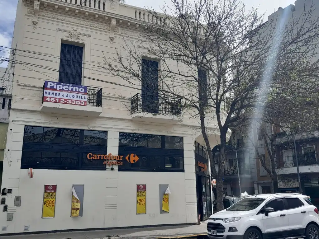 Edificio: Local doble altura – sótano (actualmente ocupado supermercado Carrefour) - 4 monoambientes