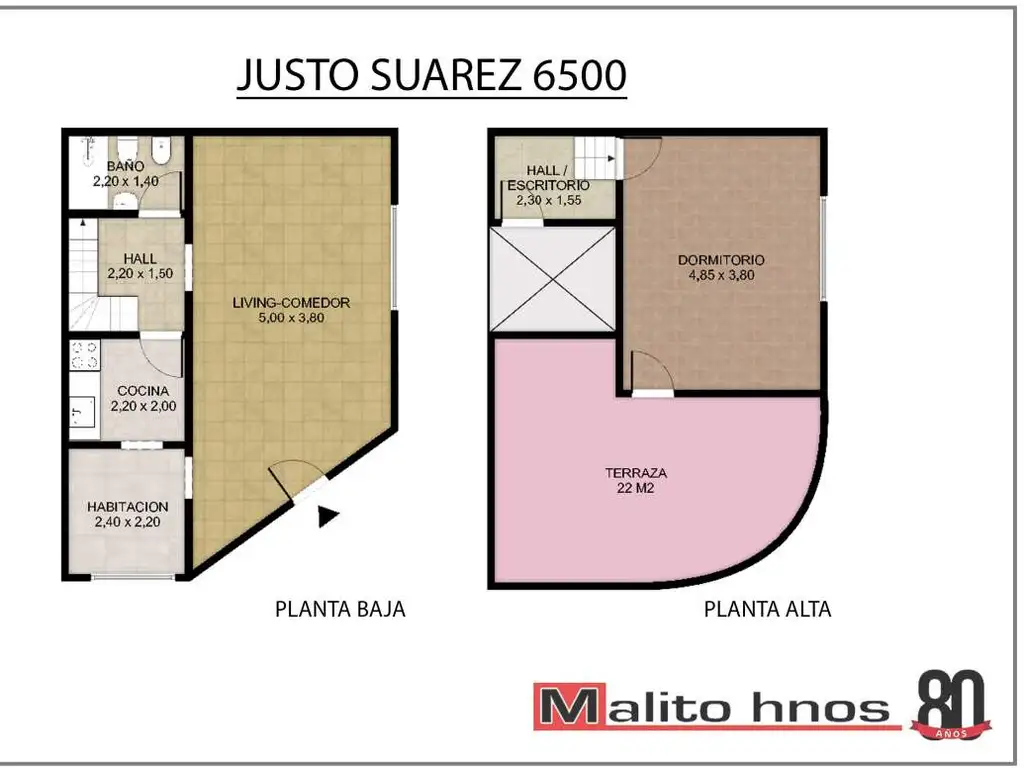 Venta Casa 3 Ambientes con Terraza en Mataderos