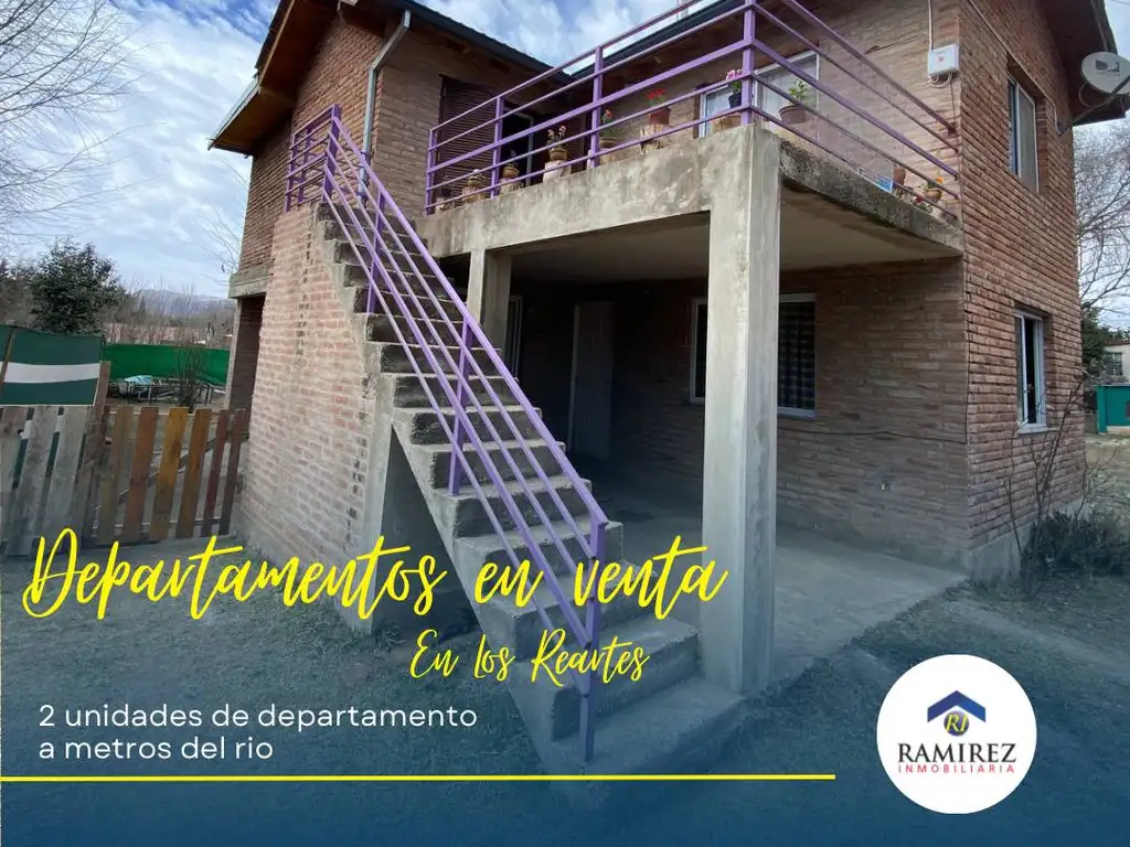 SE VENDEN DOS DEPARTAMENTOS EN LOS REARTES