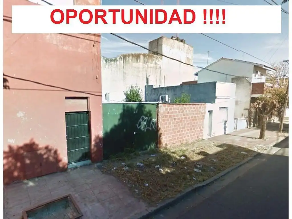 VENTA Terreno LOTE  8.66x26 Ideal Galpon/Industria - VILLA MARTELLI VICENTE LOPEZ