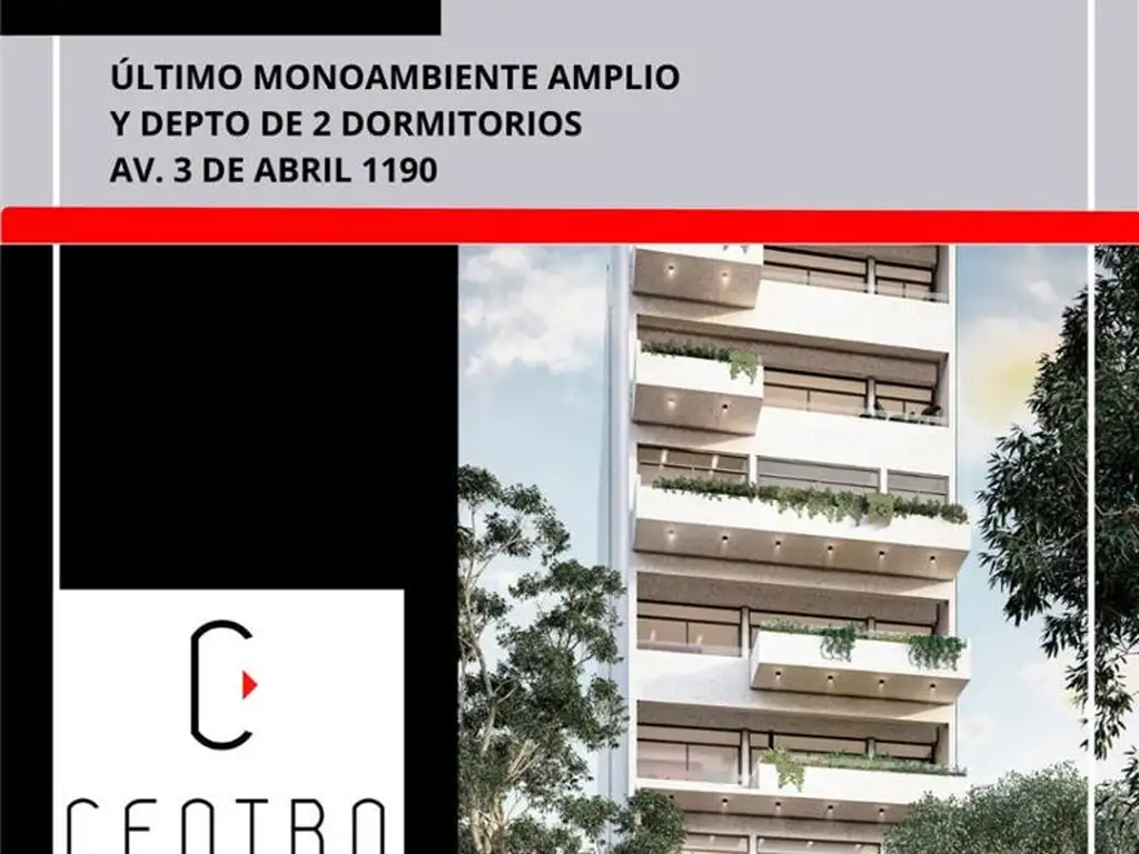 DEPARTAMENTO 2 AMBIENTES - CORRIENTES