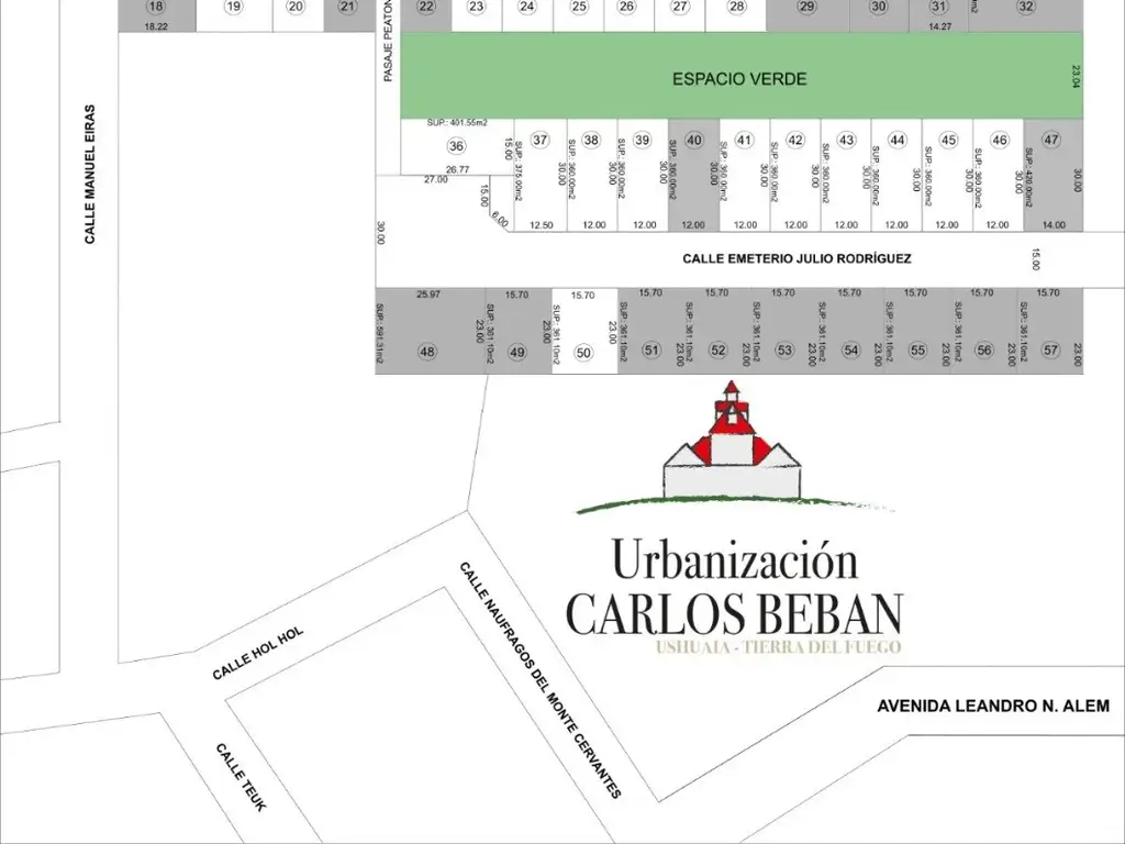 Loteo Urbanización Carlos Beban