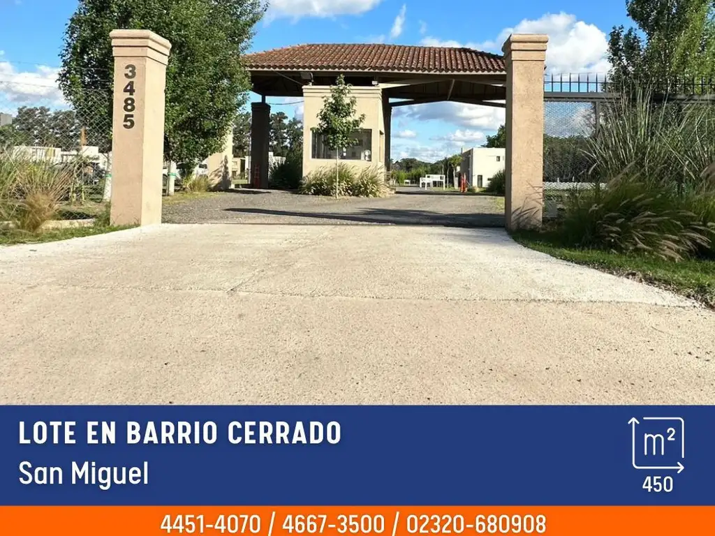 Lote - Venta - Argentina, San Miguel - Gral. Las Heras 3600