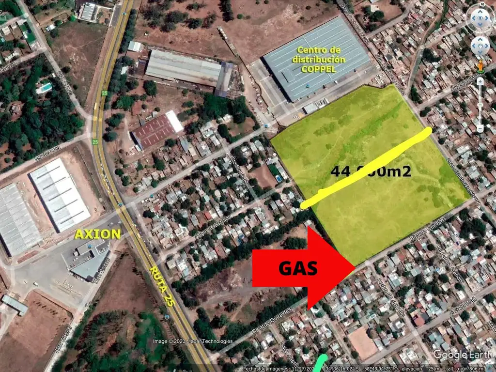 Terreno Industrial ideal Logística en Moreno en Ruta 25 a metros del Acceso Oeste