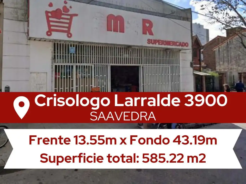 Terreno-USAA: PB 7pisos 2retiros - Toma m2 en parte de pago - Excelente ubicación SAAVEDRA