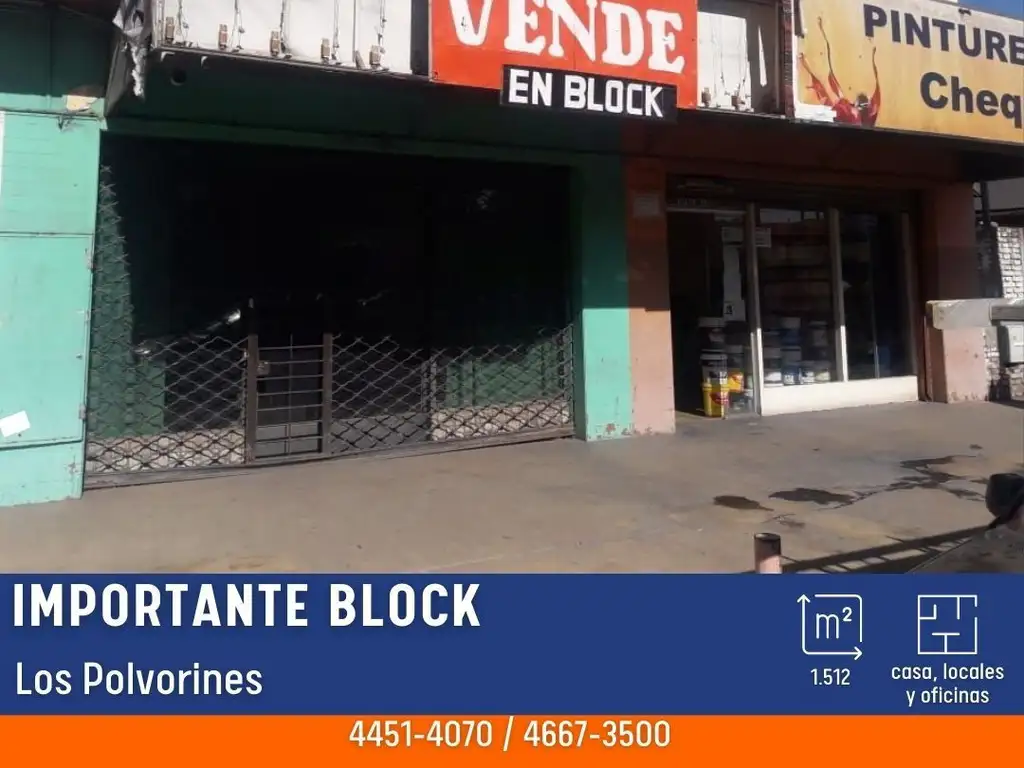 Lote - Venta - Argentina, Los Polvorines - Avda. del Sesquicentenario 116