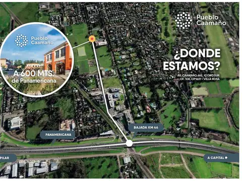 Departamento en el emprendimiento Pueblo Caamaño