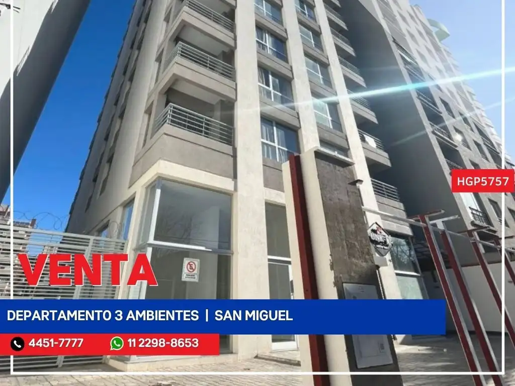 Departamento - Venta - Argentina, San Miguel - Maestro Angel D'elia 1000