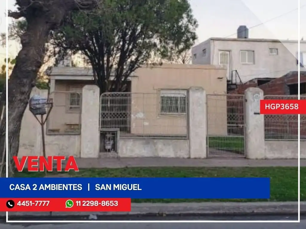 Casa - Venta - Argentina, San Miguel - Primera Junta 4300