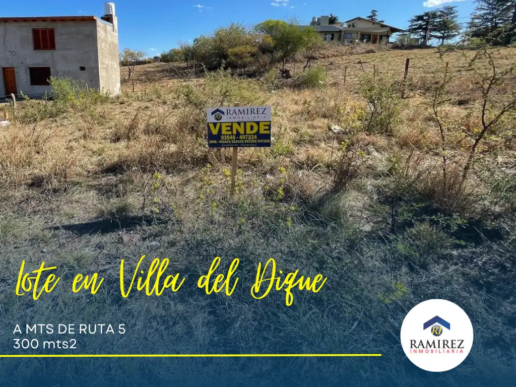 LOTE A MTS DE LA RUTA 5